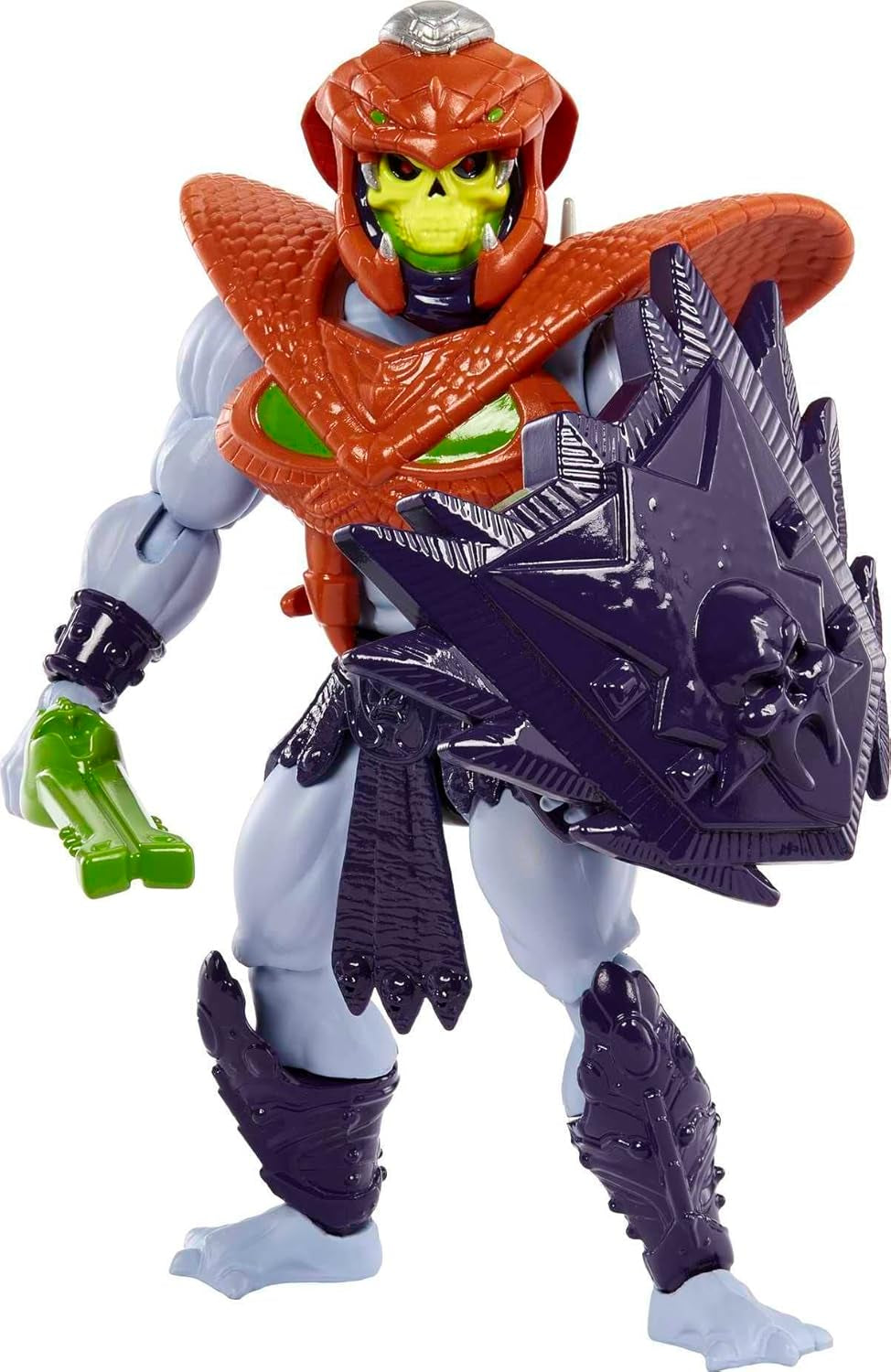 MASTERS of the UNIVERSE Snake Armor Skeletor - 16 giunti mobili, confezione retrò, mini fumetto, per bambini dai 6 anni in su e collezionisti adulti, action figure HKM68 Naty Shop