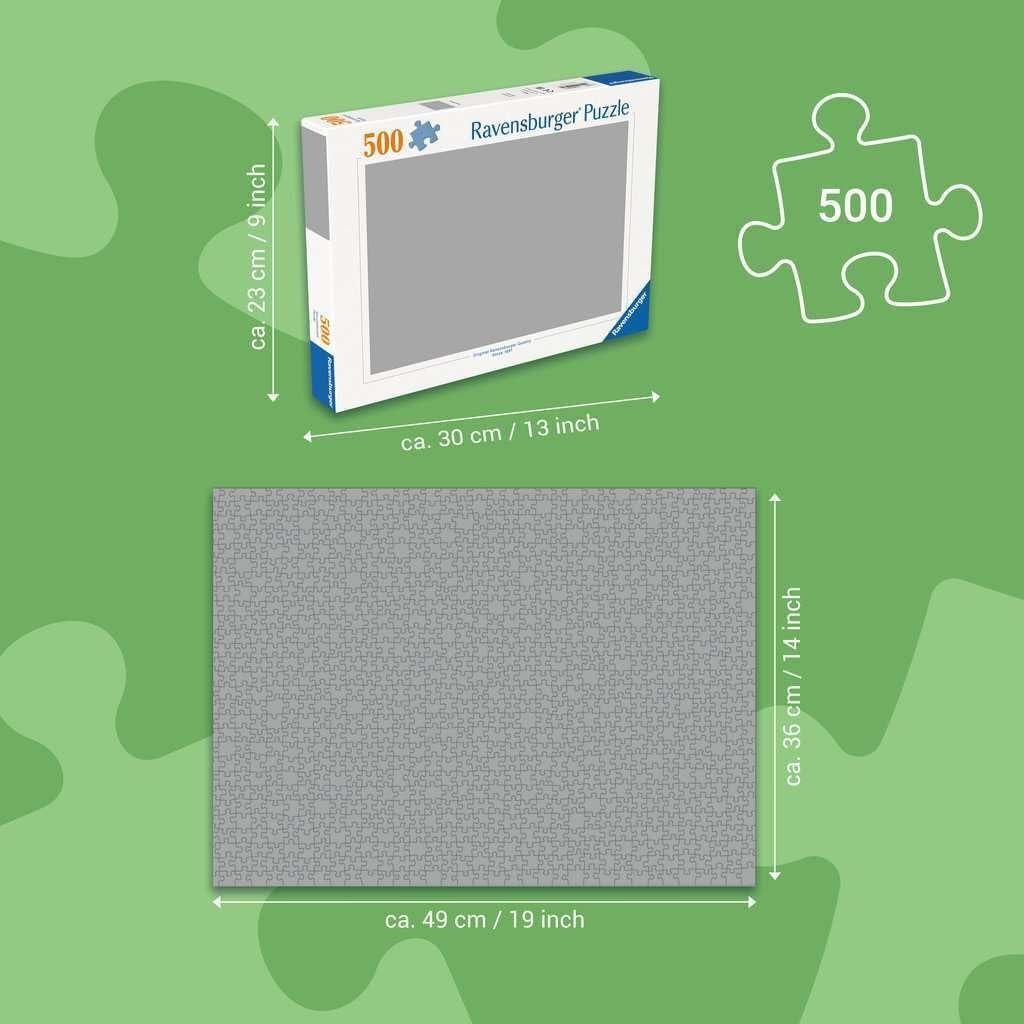 Ravensburger Puzzle 12000847, Luoghi scandinavi - Rimesse per barche a Smøgen, Svezia - Puzzle da 500 pezzi per adulti e bambini dai 12 anni Puzzle Naty Shop