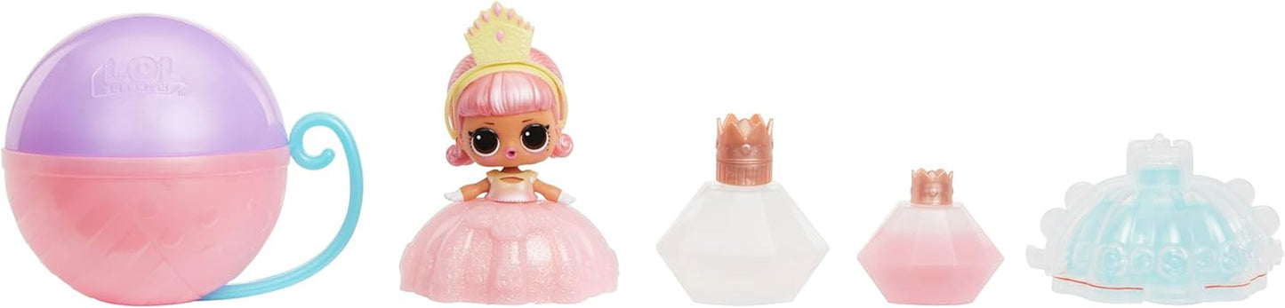 LOL Sorpresa! Princess Tots - Include 1 bambola, confezione corazzata, 2 colori per creare un abito da principessa, 8 bambole da collezionare