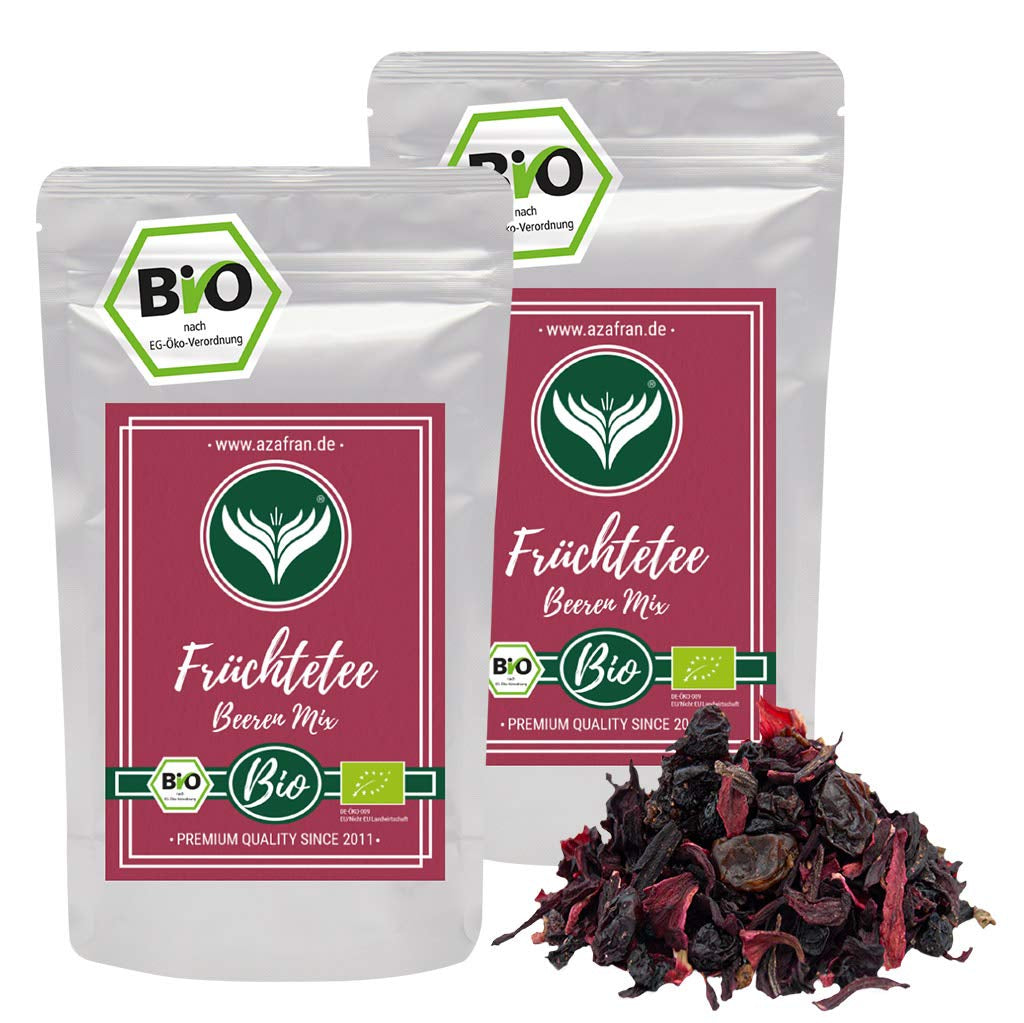 Azafran BIO Infuso alla frutta Miscela di frutti rossi 250 g