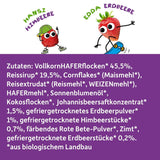 FRECHE FREUNDE Muesli da colazione biologico Edda's Berry Mix di muesli croccanti per scolari con fragole liofilizzate Confezione da 6 vegani (6 x 280 g)