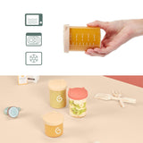 Babymoov ISY BOWLS contenitori per alimenti per bambini in vetro robusto e resistente alla temperatura - per conservare/congelare alimenti per bambini, 6x 250ml + 3x 120ml Contenitori per alimenti Naty Shop