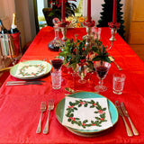 Talking Tables 20 tovaglioli di carta natalizi XL con motivo agrifoglio | Salviette usa e getta di lusso | Riutilizzabile | Ideale per cene e cene di Natale | Alta qualità | 40x40 cm