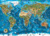 Educa - Meraviglia del mondo, puzzle 12000 pezzi adulti e bambini dai 14 anni, mappa del mondo (19057) Puzzle Naty Shop