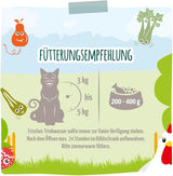 MjAMjAM - Premium Nassfutter für Katzen - Chicks & Friends Box, confezione da 9 (9 x 300 g), getreidefrei mit extra Fleisch