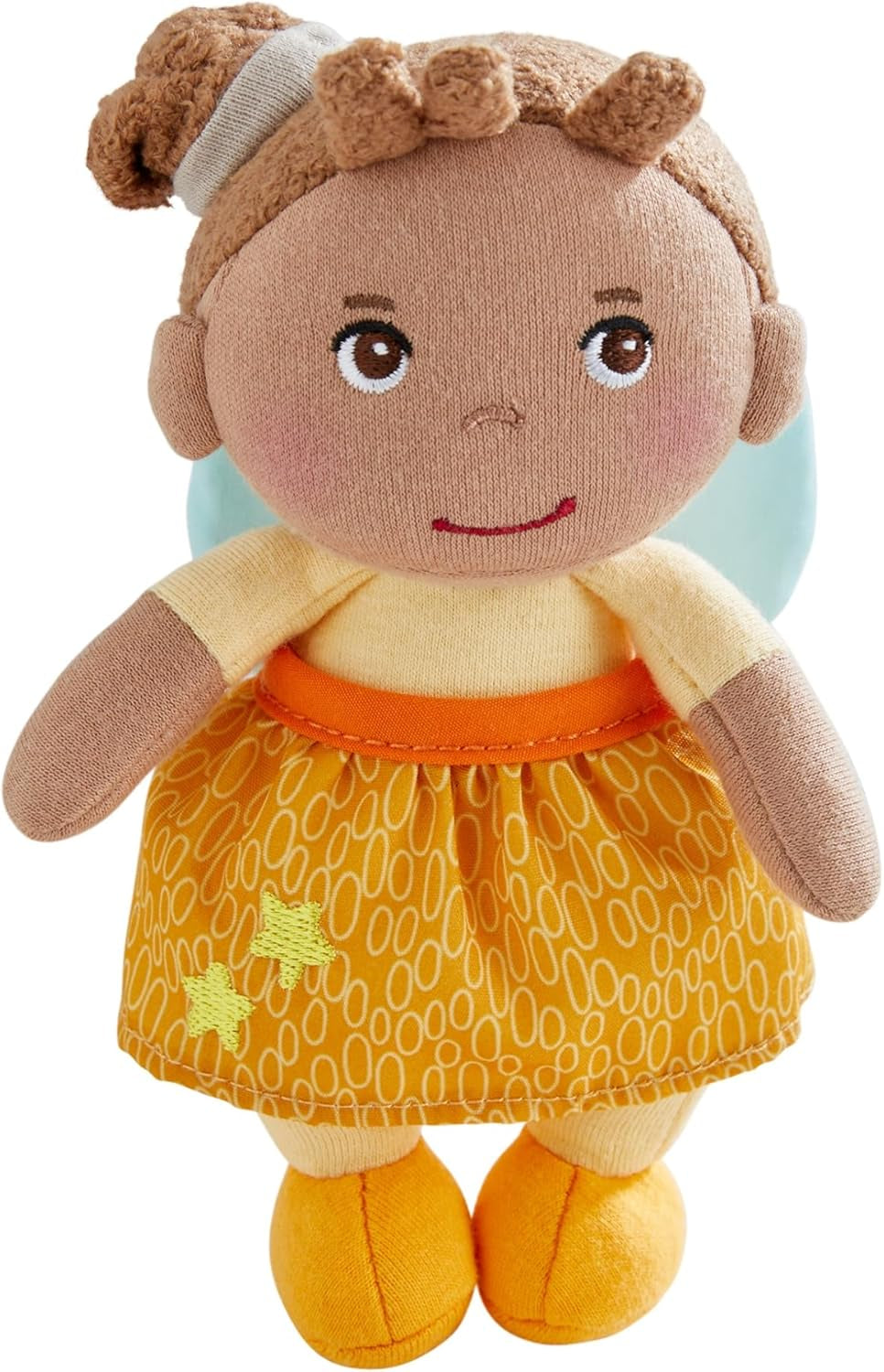 HABA Angelo custode Holly - Bambola in morbida stoffa (15 cm), regalo di benvenuto perfetto per neonati e bambini piccoli - Lavabile a 30 °C - 2011871001