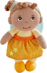 HABA Angelo custode Holly - Bambola in morbida stoffa (15 cm), regalo di benvenuto perfetto per neonati e bambini piccoli - Lavabile a 30 °C - 2011871001