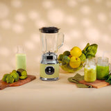 Robot da cucina Cecotec Retro Retrotwist Verde. Potenza massima da 800 W, funzione a impulsi, 4 cilindri con protezione in titanio nero e tazza da 1 litro, design vintage in cucina verde Naty Shop