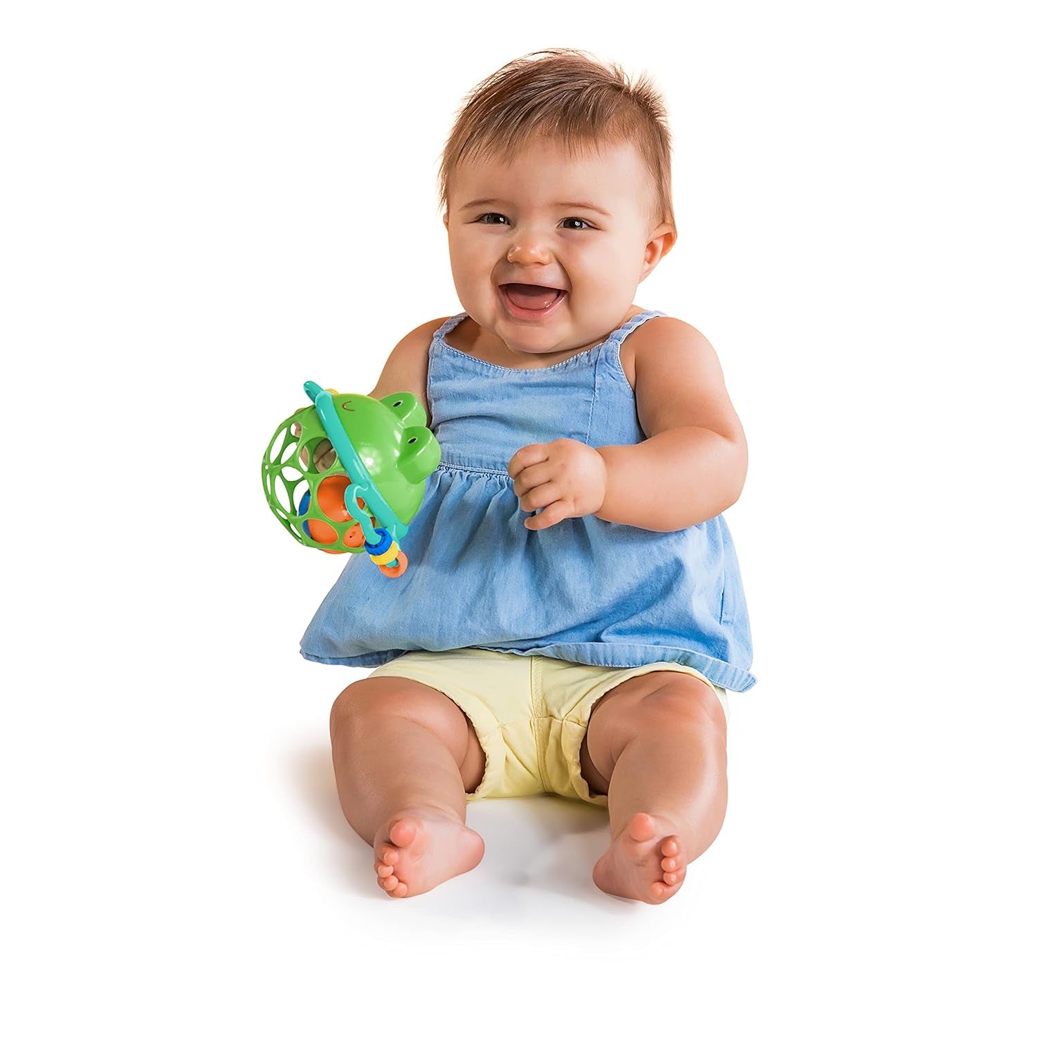 Bright Starts Little Shakers Set regalo da 6 pezzi - Sonagli e dentini per bambini Senza BPA Facile da catturare Unisex Neonato+