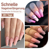 Punte per unghie in gel ballerina 216 pezzi 12 dimensioni Punte per unghie in gel morbido Copertura completa Set di estensioni per unghie Semi opaco Fai da te Home Art