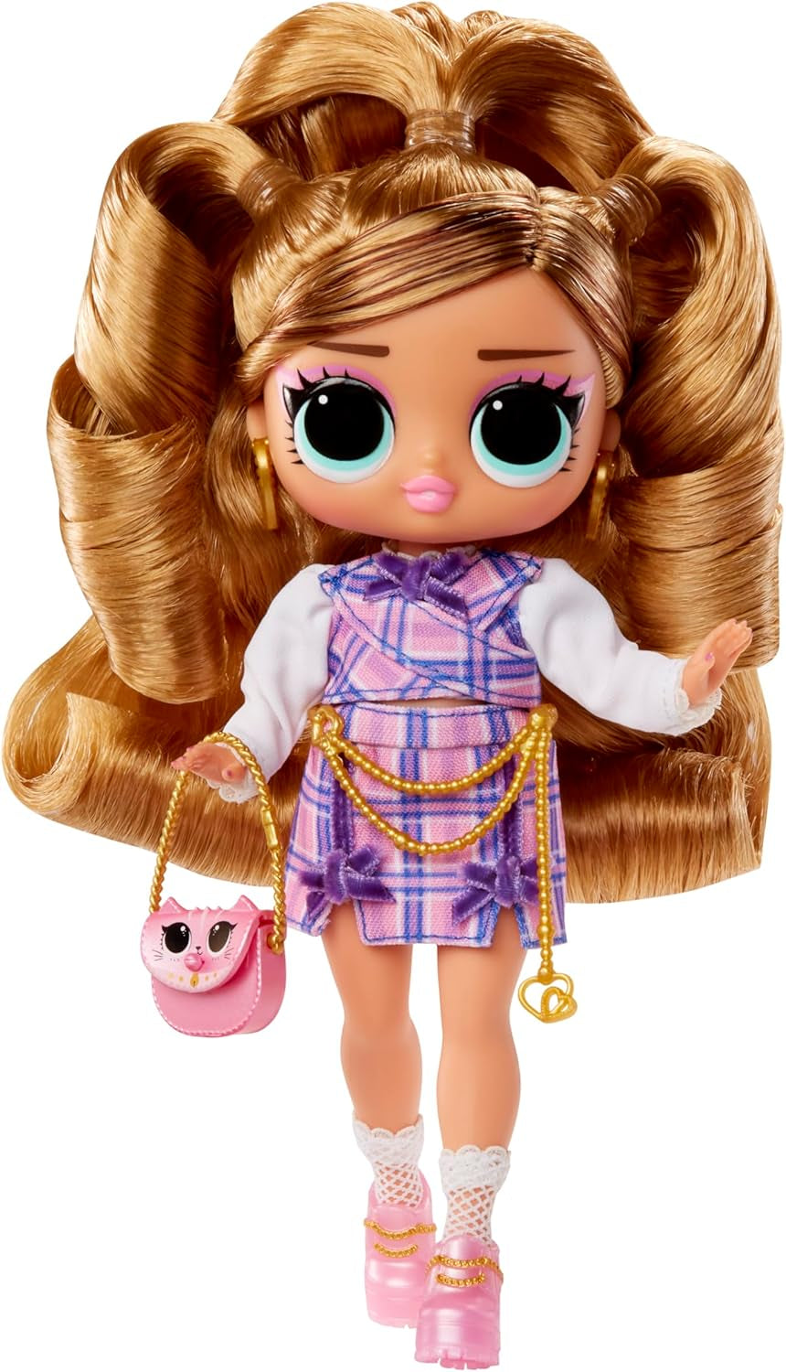 LOL Sorpresa! Tweens Core Doll - Fancy Girl - Include 1 bambola alla moda con vestito e accessori, 4 oggetti da collezione, Rose