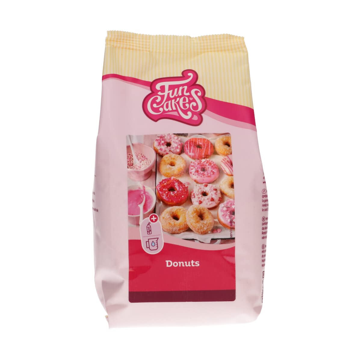 Funcakes Mix Für Donuts, Backen Sie Ganz Einfach Ihre Eigenen Donuts Zu Hause in Der Friteuse Oder Im Ofen, Halal. 500 G. Titolo predefinito di Naty Shop