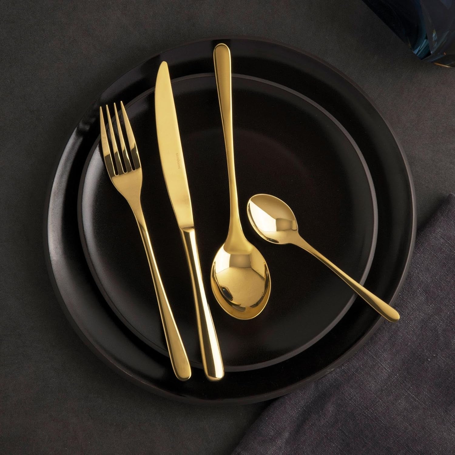 Sambonet 52553G81 - Servizio posate Taste Golden 24 pezzi Cucina Naty Shop