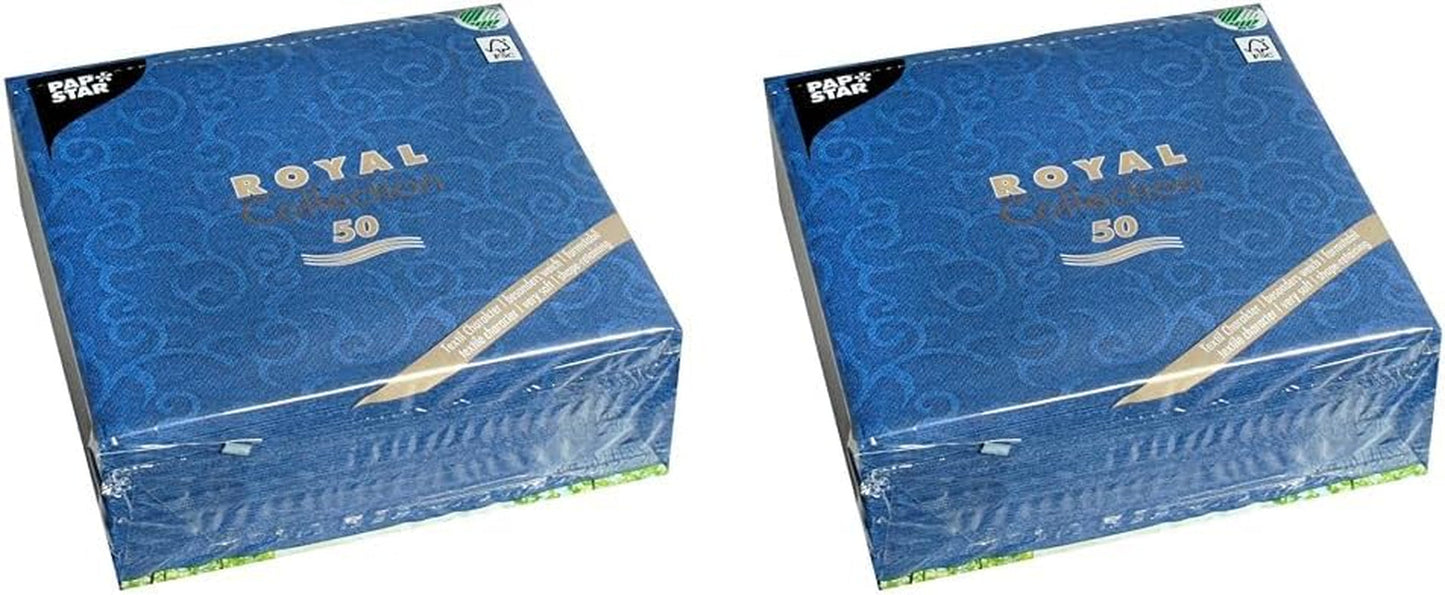 Papstar, 50 tovaglioli "ROYAL Collection" 1/4 pieghe 40 Cm X 40 Cm champagne "Casali", #84877