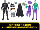 DC Batman Adventures Set Batman Vs. Joker Action Figure, 30 cm - 2 Figure Completamente Mobili con 12 Ingranaggi per Emozionanti Giochi di Ruolo, Giocattolo per 4+ Action Figure per Bambini Naty Shop