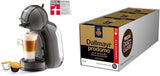NESCAFÉ DOLCE GUSTO Krups KP1238 Mini Me Macchina per caffè a capsule, 15 Bar, Compatta, Macchina per caffè ad alta pressione, Oltre 30 creazioni di caffè, Formato della bevanda a scelta, Nero/Antracite mit Dallmayr Prodomo