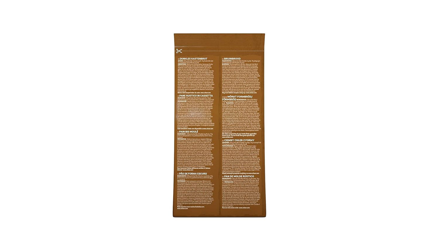 Mix It Dunkel Backmischung Glutenfrei 1Kg, 10Er Pack Miscela per panificazione e cottura Naty Shop