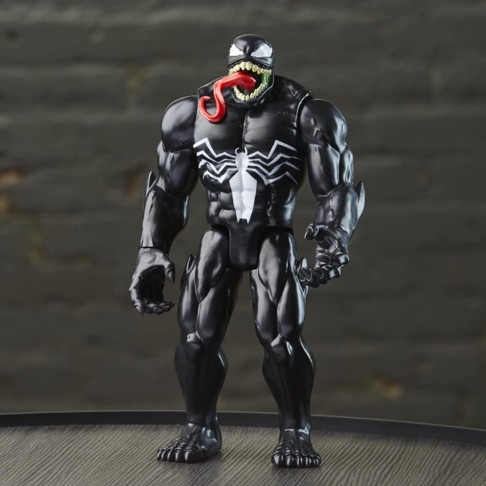 Hasbro Marvel Spider-Man Titan Hero Series Deluxe Venom Toy 30 Cm Action Figure, Giocattoli per bambini dai 4 anni Action figures Naty Shop