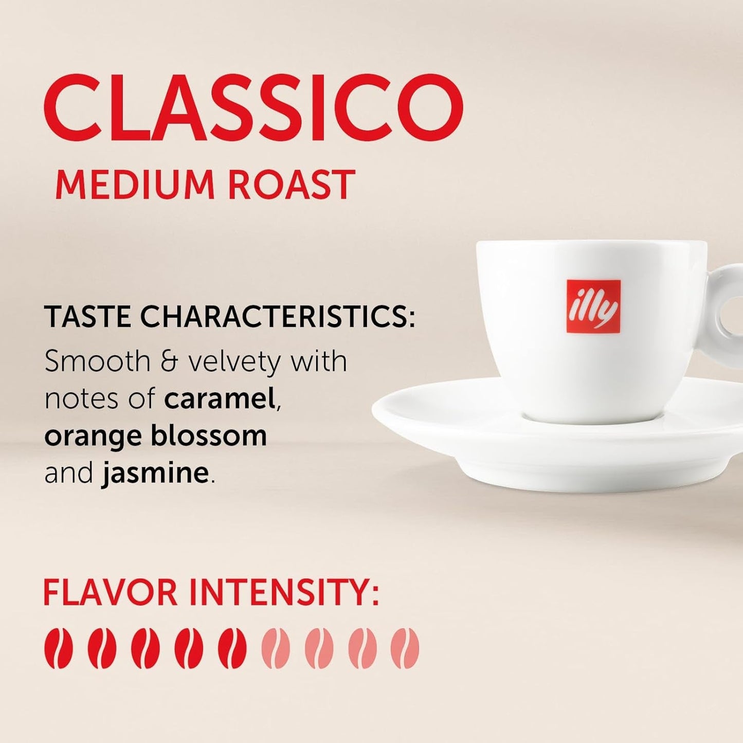 illy, Kaffee E.S.E. Dischetti Einzeldosis CLASSICO, 100% Arabica con note di fiori d'arancia e gelsomino, Sanfter Gesmack e Süßer Nachgeschmack, 1 confezione con 18 compostierbaren kapselsn