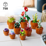 LEGO Icons Mini piante, 9 fiori artificiali costruibili, set da collezione botanico per adulti con vaso in terracotta costruibile, decorazione per la casa, regalo per donne e uomini 10329 Set da costruzione Besuche den LEGO-Store