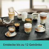 Macchina per caffè espresso automatica Siemens EQ.6 plus s700 TE657503DE, per molte specialità di caffè, montalatte, macinacaffè in ceramica, doppia funzione caffè, anticalcare, pulizia automatica a vapore, 1500 W, acciaio inossidabile