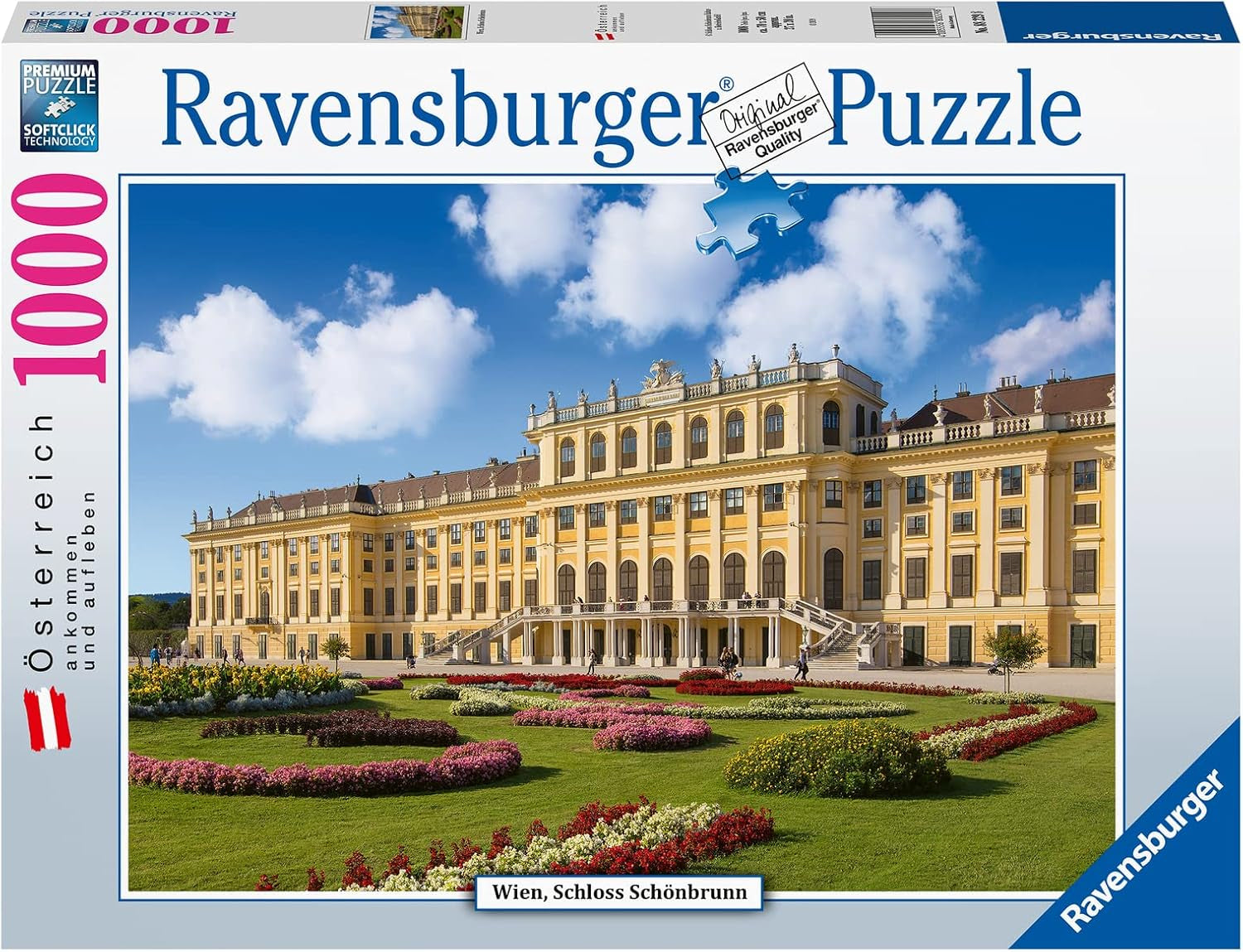Ravensburger Puzzle 12000353 - Castello di Schönbrunn - Puzzle da 1000 pezzi per adulti e bambini sopra i 14 anni, Puzzle Naty Shop Old Design