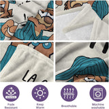 Coperta in flanella Juratar per papà - regalo per compleanno, festa del papà e Natale - 152 X 130 cm Letti e coperte Besuche den Juratar-Store