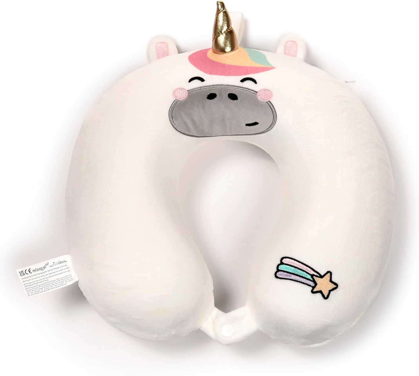 Cuscino da viaggio Puckator in memory foam Relaxeazzz - Cuscini da viaggio Astra The Unicorn Naty Shop