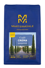 Martermühle Crema Espresso Forte 500g | Arabica/Robusta | Gusti: Cacao fondente, nocciola | Chicchi di caffè espresso interi tostati leggermente, bassa acidità