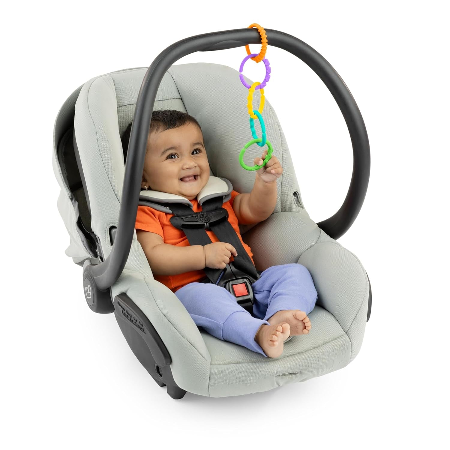 Bright Starts, Oball, Maglie di Collegamento per Catena per Passeggino, Molte Maglie, Pieghevole, Facile da Fissare, Facile da Pulire, Perfetto per i Viaggi Bebe Toys Naty Shop