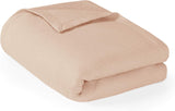 Madison Park Luxury Liquid Cotton Coperta di alta qualità morbida e confortevole 100% cotone filato ad anelli per divano letto o divano Blush Full/Queen Naty Shop Piumini e trapunte Rosso Full/Queen