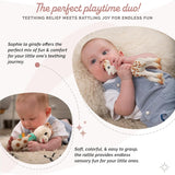 Set regalo di compleanno Sophie la giraffa Pouet sonaglino sophisticated 00012 Toys Bebe Naty Shop