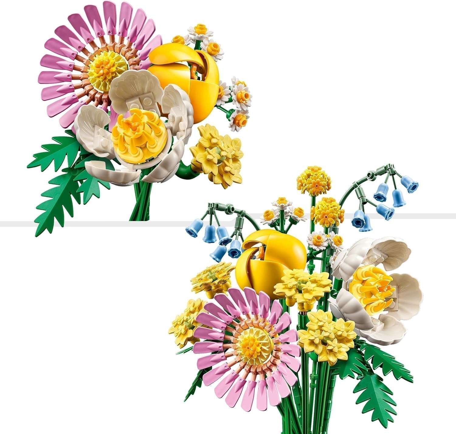 LEGO Botanicals Piccolo bouquet estivo - Set da costruzione con fiori artificiali - Incl. campanule, ranuncoli, tulipani - Idea regalo per donne, mamme e uomini - 10347 Set da costruzione Besuche den LEGO-Store