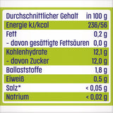 Kiwi Banane in Mela Quetschie (6 x 120g), senza zucchero, senza glutine, ideale per snack unterwegs e selbständiges