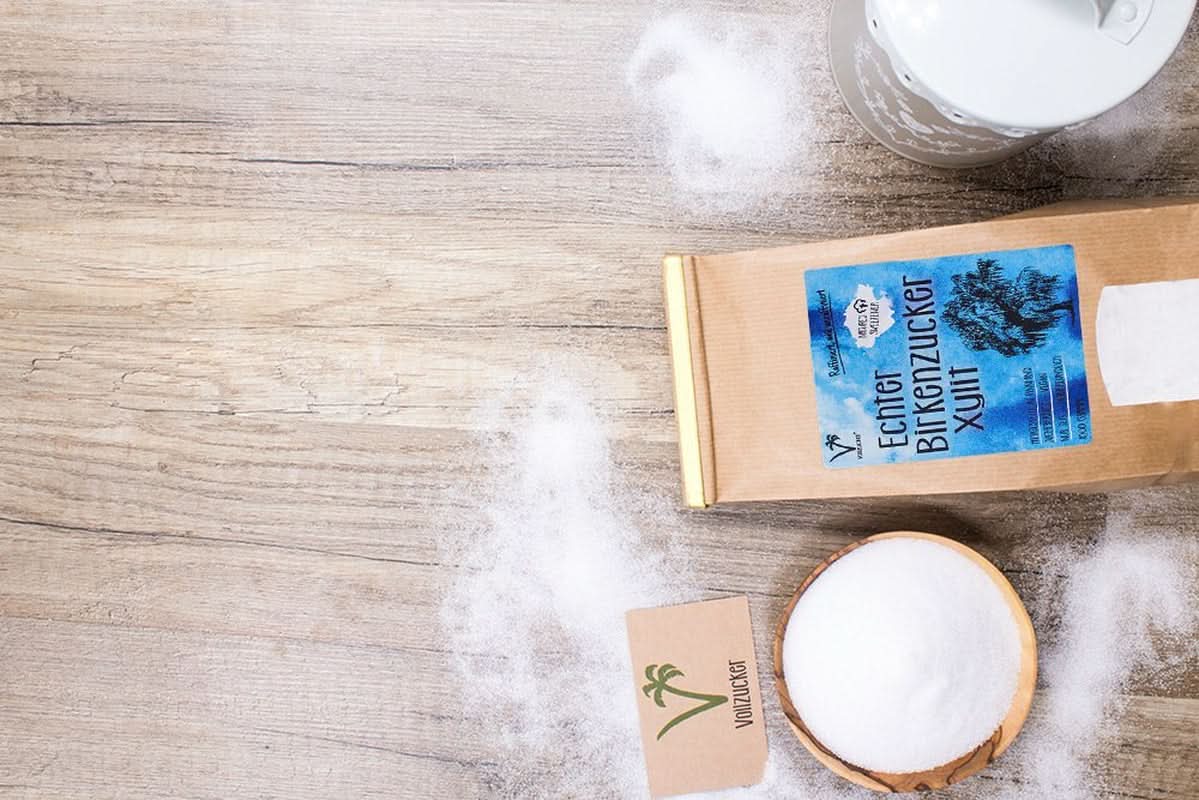 Vero zucchero di betulla (Xilitolo) dalla Finlandia, 1 Kg Dolcificanti Naty Shop
