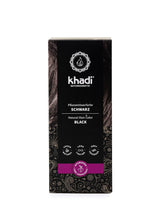 Tintura per capelli alle erbe khadi NERO - Colora i tuoi capelli di un misterioso nero profondo senza sfumatura blu - 100% a base di erbe, naturale e vegano - Tintura per capelli da 100 g Naty Shop Titolo predefinito