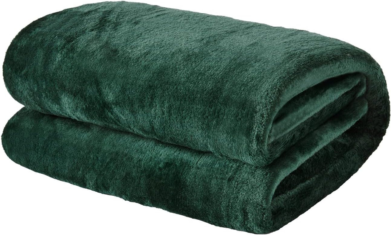 Copriletto in pile ultra morbido di Brentford, grigio argento, matrimoniale grande - 150 x 200 cm Letti e coperte Beuche den Brentfords-Store Verde smeraldo 120 x 150 cm
