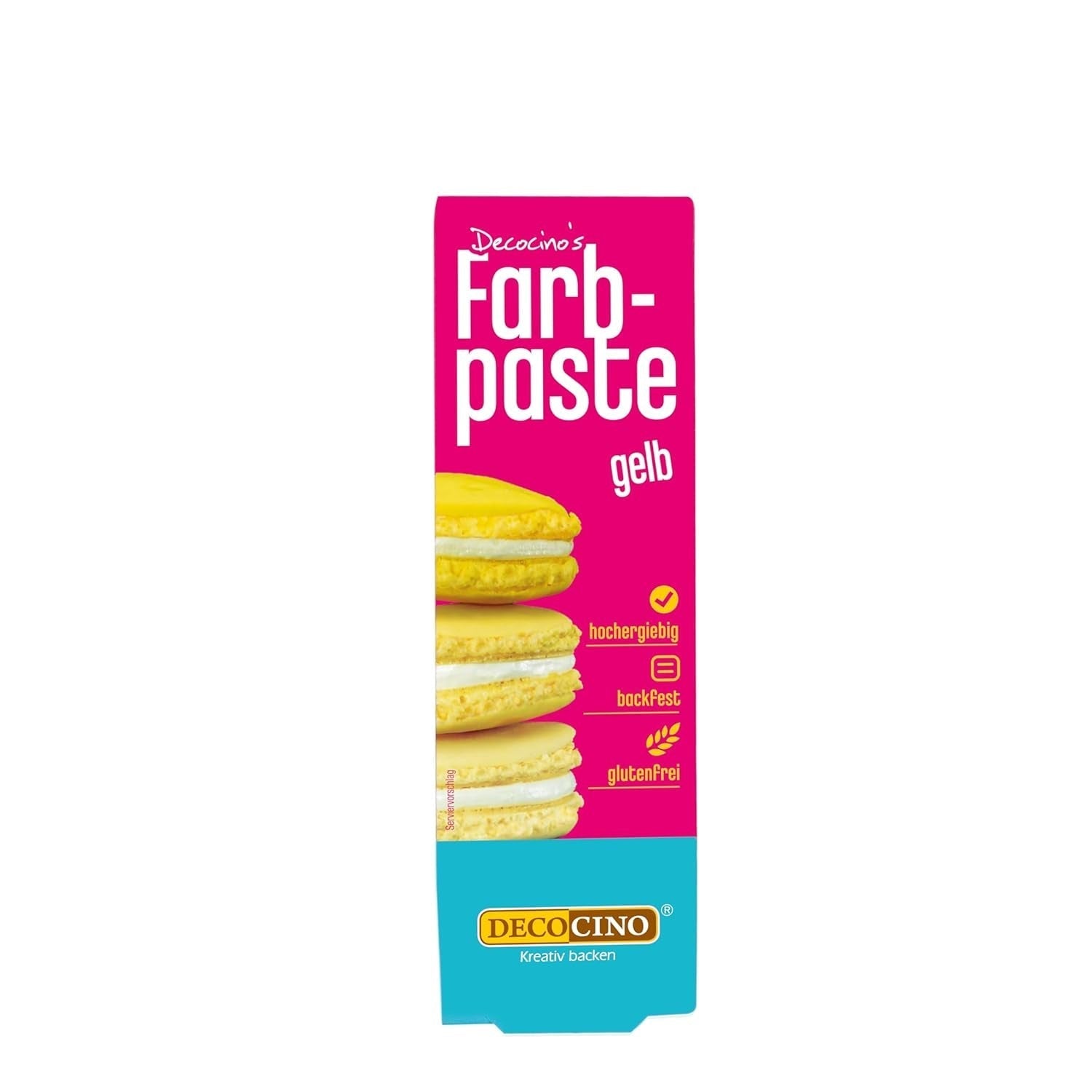 DECOCINO pasta colorante rosa - 20 g - Colorante alimentare, ideale per colorare torte, fondenti e creme - Privo di azoacidi grassi e glutine