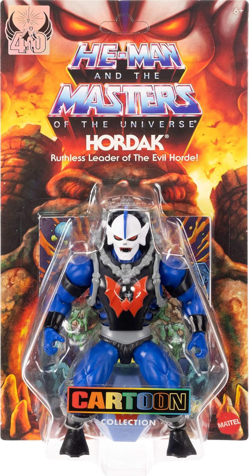 Action Figure Hordak di Masters of the Universe Origins della collezione cartoon, alta circa 14 cm, cattivo dell'orda selvaggia della serie TV anni '80, 16 punti di movimento, libretto mini-fumetto, JBM79 Action figures Naty Shop