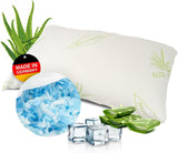 Maxxgoods Cuscino Ortopedico Cuscino di Supporto per Collo in Schiuma di Gel Visco con Fodera Protettiva in Aloe Vera e Fodera Interna in Cotone 100% - Cuscino per Pancia, Schiena e Chi Dorme sul Fianco (42 Cm X 70 Cm X 12 Cm) Naty Shop Cuscini Ortopedici Cervicali 42 X 70 Cm Bastoncini in Schiuma Gel