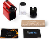 Macchina per caffè espresso Krups Nespresso Inissia - Macchina per caffè espresso compatta per capsule di caffè, pressione 19 bar, riscaldamento rapido in 25 secondi, funzione di risparmio energetico, serbatoio acqua da 0,7 l, rossa, modello YY5506FD