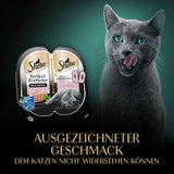 SHEBA Perfect PORTIONS patè per gatti con salmone, certificato MSC, 8 x 3 x (2 x 37,5 g) = 225 g (La confezione verrà aggiornata)