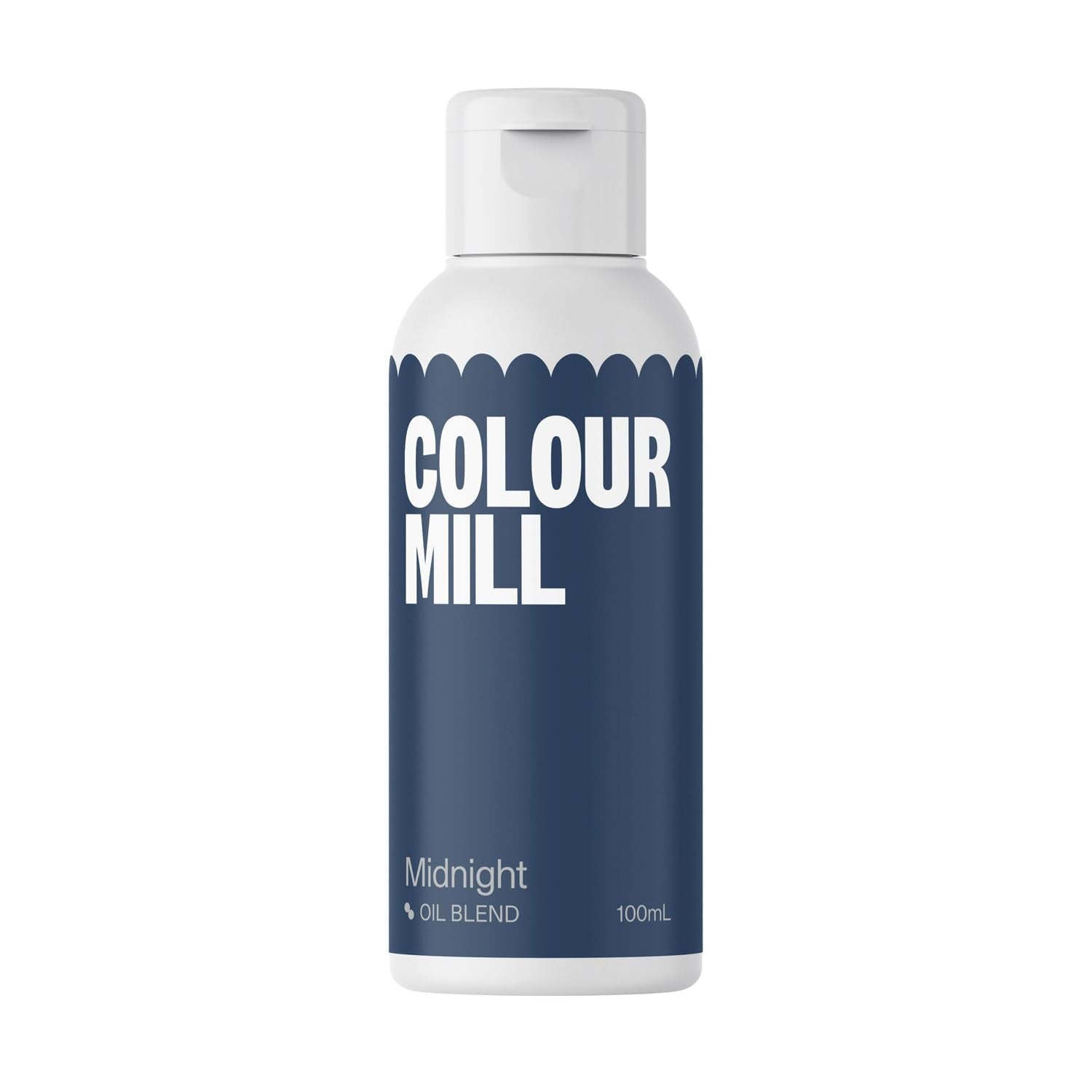 Colorante alimentare Color Mill Oil Blend Midnight Oil - Colorante alimentare per cioccolato, fondente, muffin, torte, dolci, amaretti - Colorante alimentare per decorare torte - 100 ml