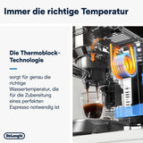 De'Longhi Dedica Style EC 685.B – Macchina per caffè espresso con portafiltro, macchina per caffè espresso con montalatte professionale, larga solo 15 cm, per caffè macinato o capsule ESE, serbatoio acqua 1 l, nera
