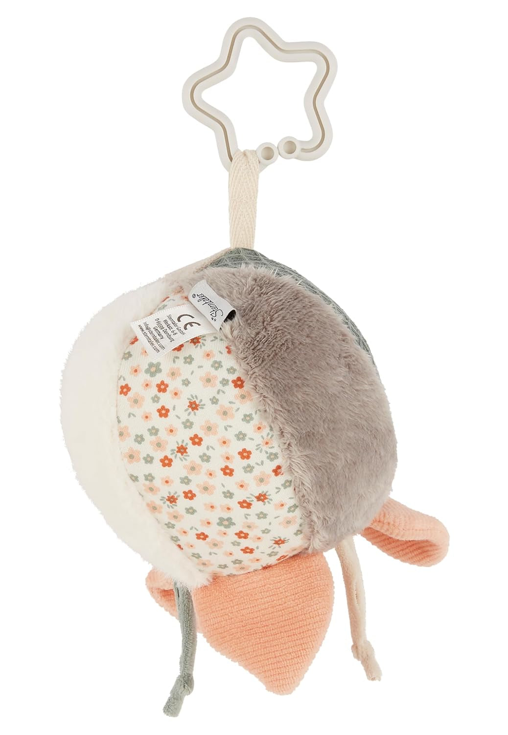 Fattoria di palline in tessuto Sterntaler - Palla per bambini in tessuto realizzata con morbide combinazioni di tessuti - Giocattolo per bambini imbottito con ovatta di poliestere - Palla per bambini da catturare e giocare, colorata Baby Toys Naty Shop