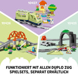 LEGO DUPLO Town Treno Avventura Interattivo, Playset con luci e suoni per il gioco di ruolo, Consente ai bambini di 2 anni di costruire binari, Giocattolo educativo prescolare 10427 Set da costruzione Besuche den LEGO-Store