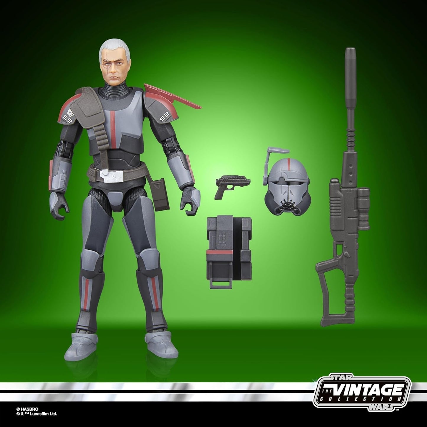 Collezione Star Wars Vintage Crosshair, Star Wars: Bad Batch Action Figure da collezionare (9,5 Cm) Action figures Naty Shop