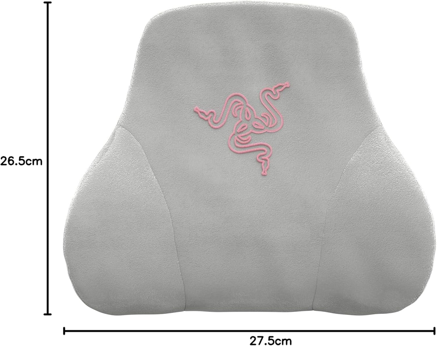Cuscino per la testa Razer - Cuscino per collo e testa per sedie da gioco (design ergonomico, memory foam, rivestimento in morbido velluto nero) Cuscini standard Quartz Naty Shop
