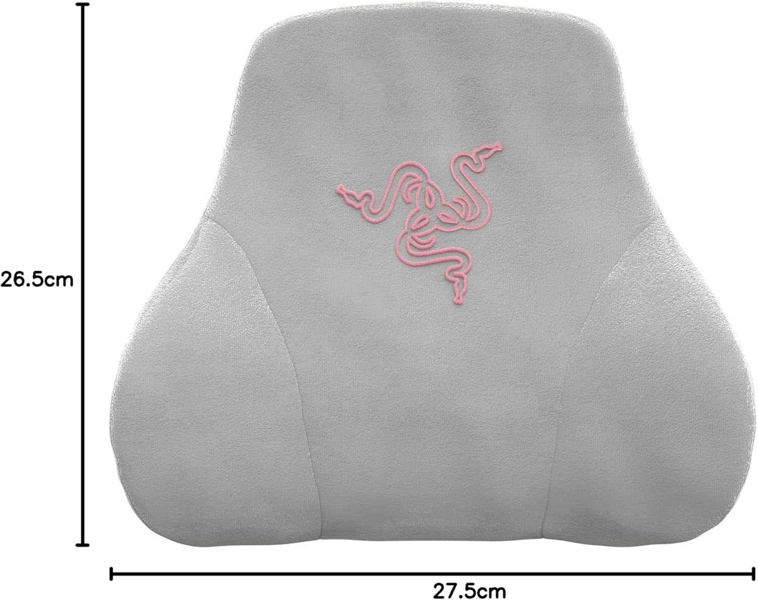 Cuscino per la testa Razer - Cuscino per collo e testa per sedie da gioco (design ergonomico, memory foam, rivestimento in morbido velluto nero) Cuscini standard Quartz Naty Shop