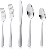 Set posate Kitchenboss per 6 persone: Set posate 20 o 30 pezzi Kitchen Naty Shop Silver 20 pezzi